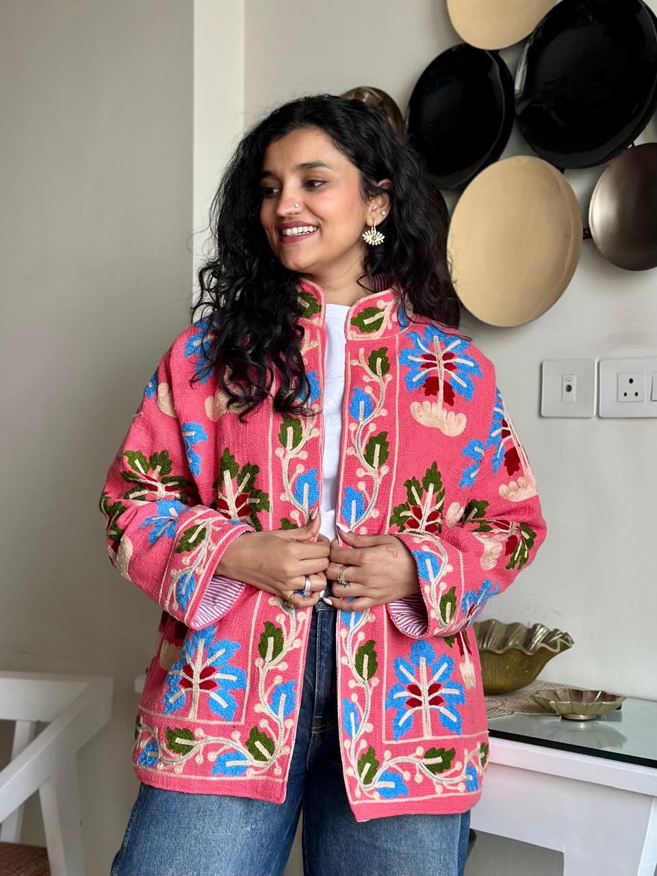 Suzani TNT Jacket- Candy Pink