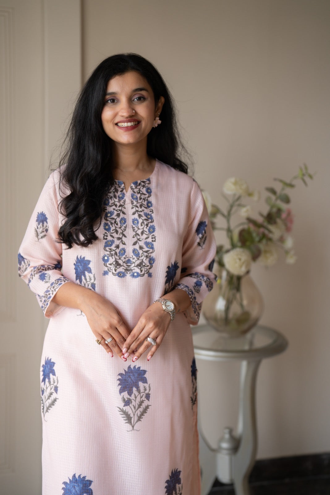 Rama Pastel Pink Kota Suit