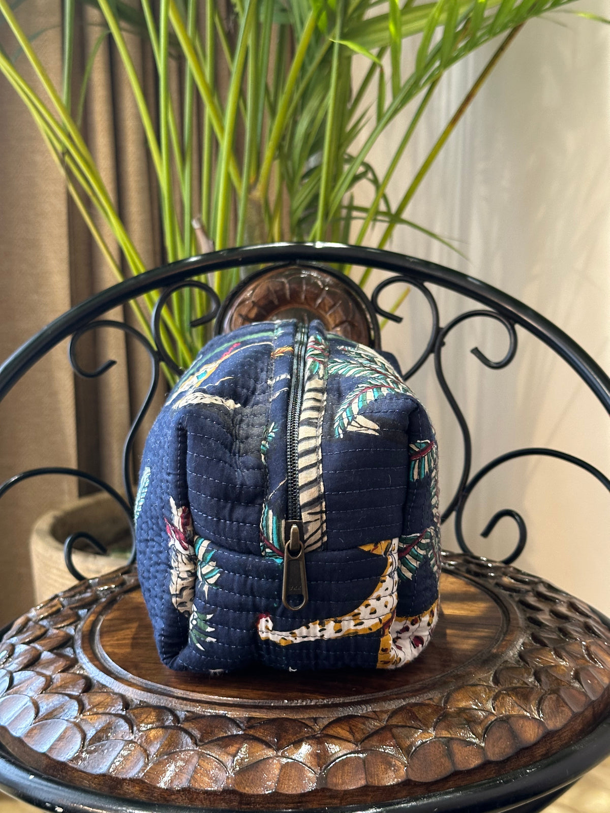 Single Pouch- Blue Jungle