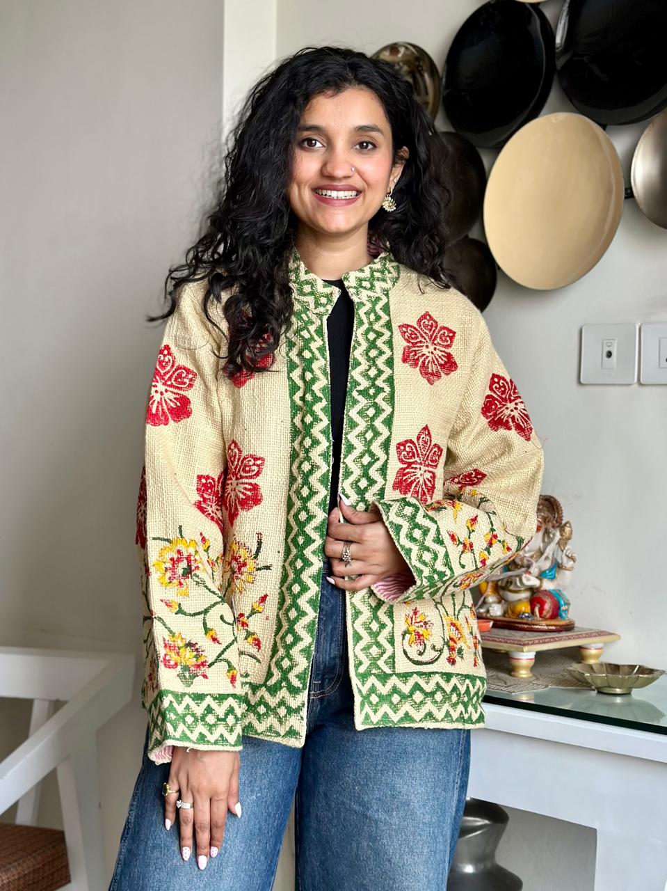 Block Print TNT Jacket- Pastels