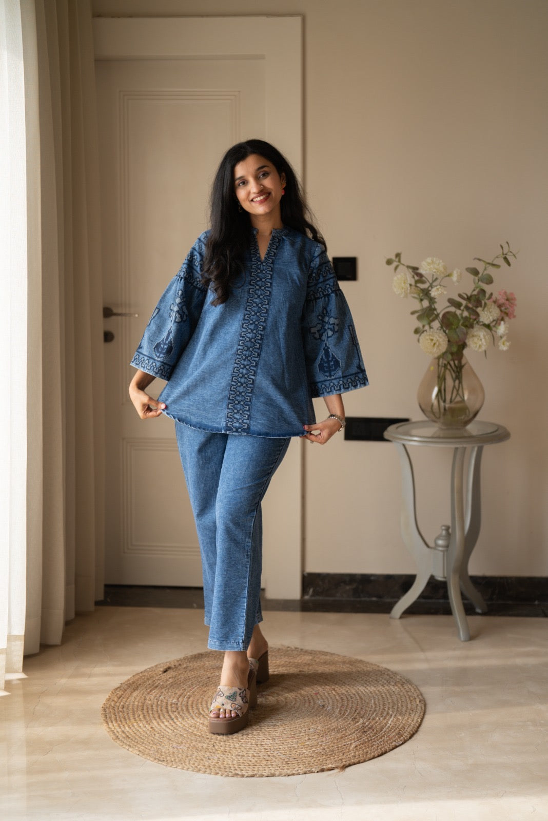 Rimya Denim Coord Set