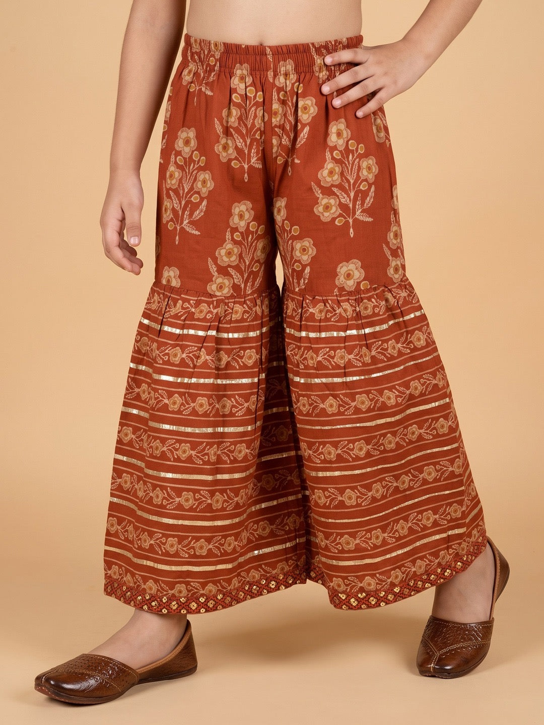 Geru Girls’ Gharara Set