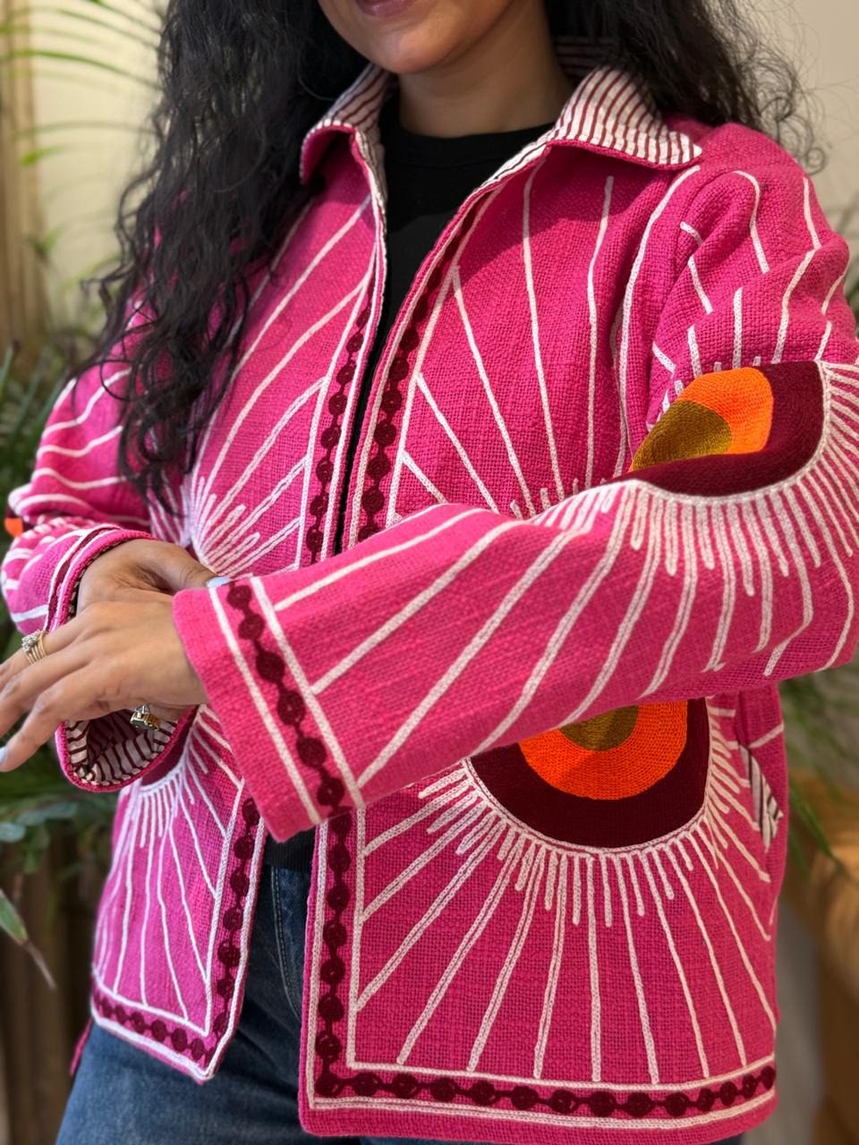 Sujani TNT Jacket- Pink Eye