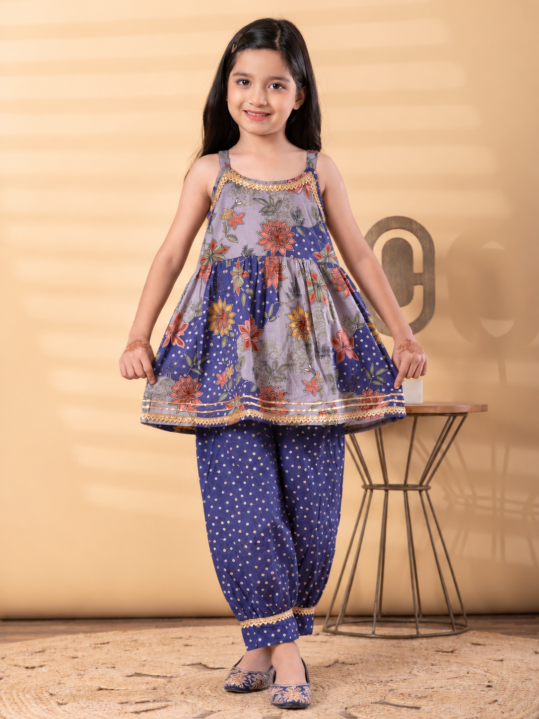 Ginnu Girls’ Peplum Set