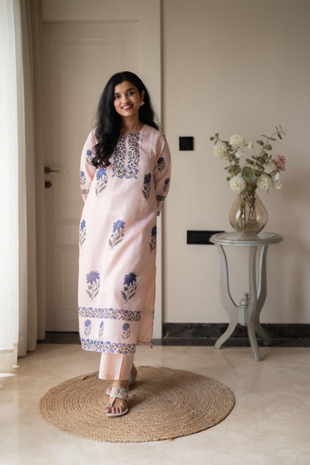 Rama Pastel Pink Kota Suit