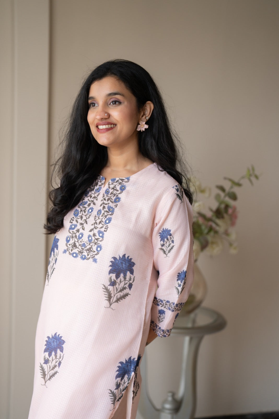 Rama Pastel Pink Kota Suit