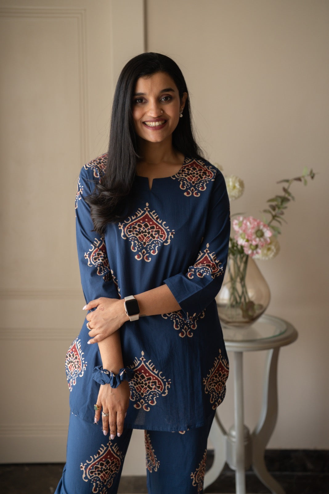 Rika Cotton Lounge Set- Blue Boota