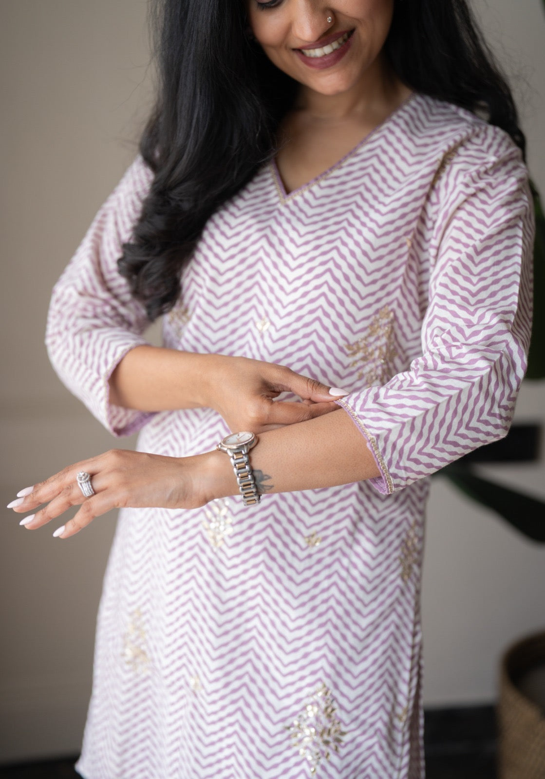 Namya Leheriya Sharara Set- Lavender