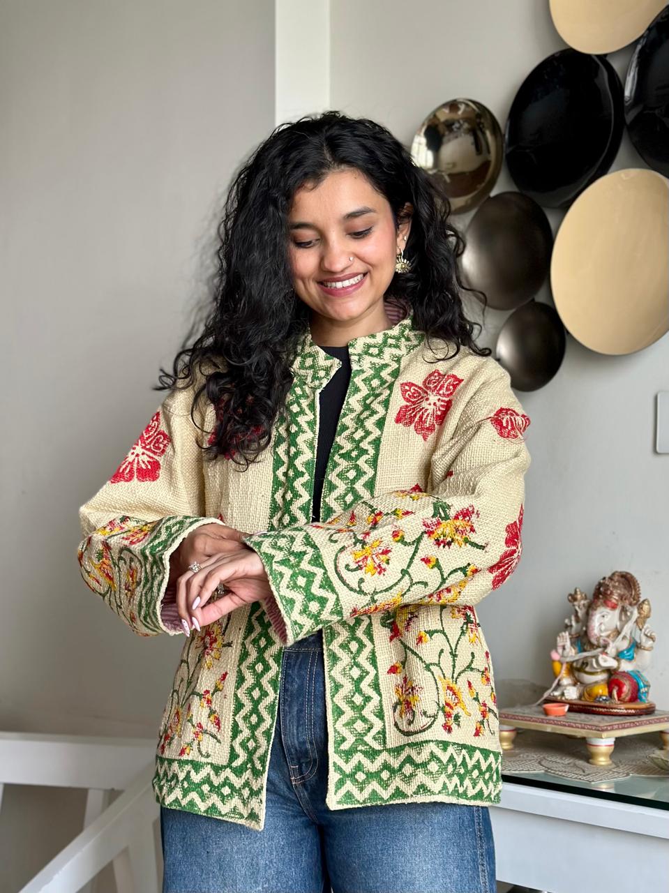 Block Print TNT Jacket- Pastels