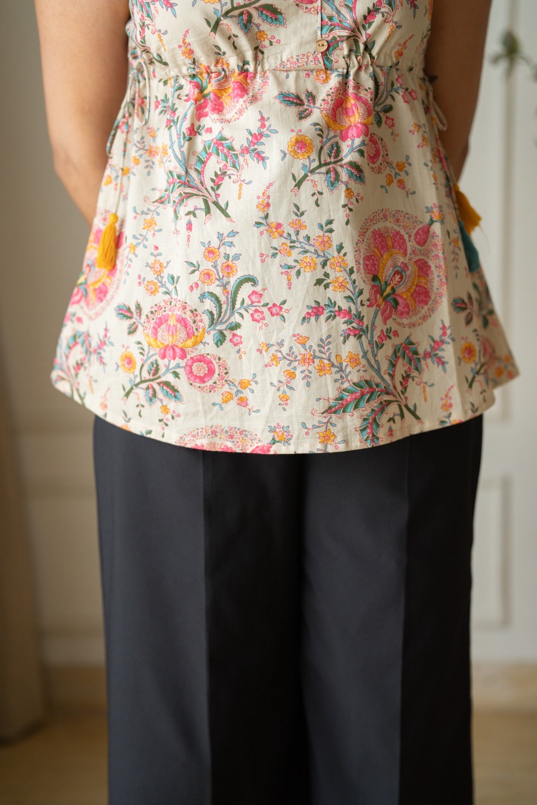 Guna Short Adjustable Top- Nude