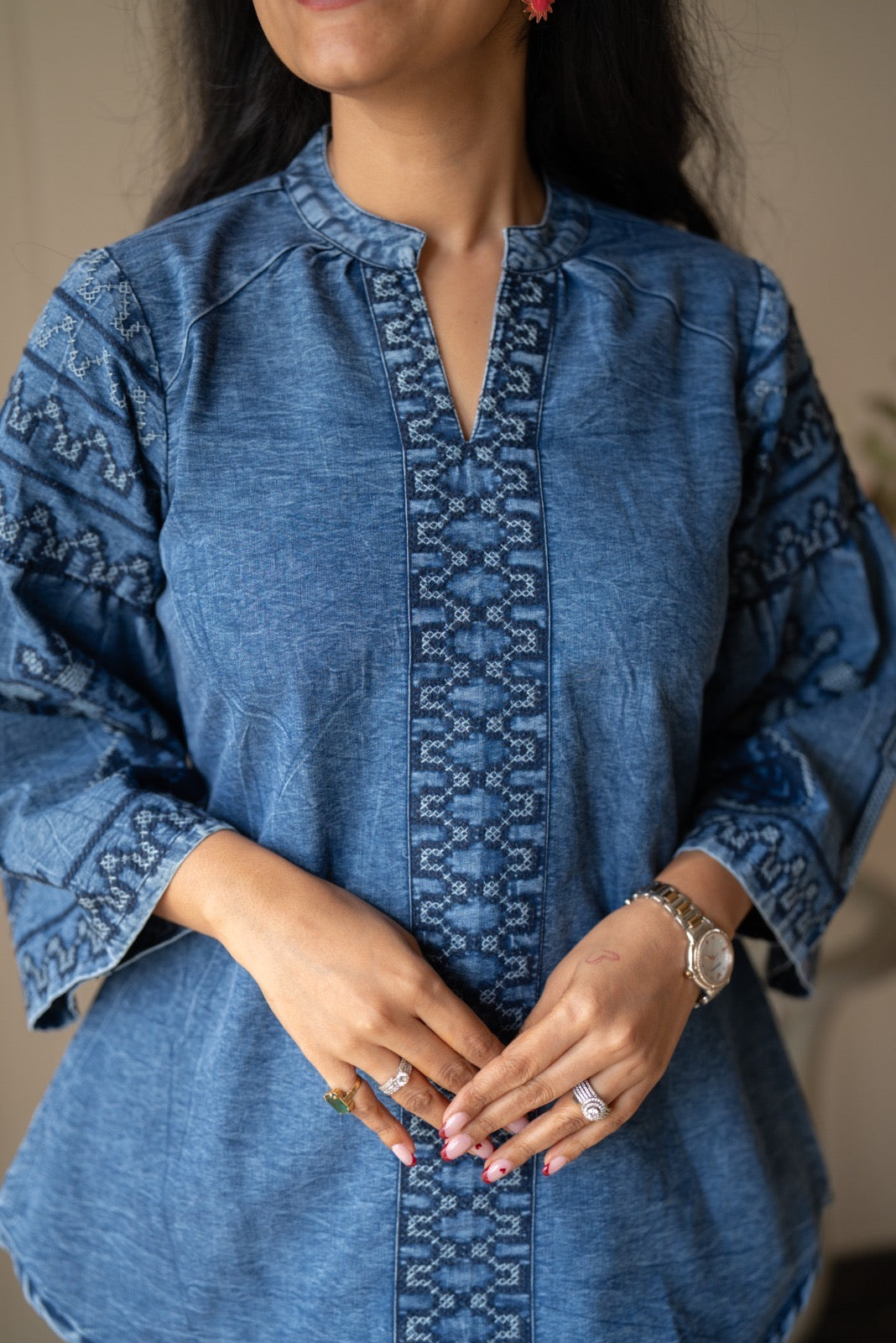 Rimya Denim Coord Set