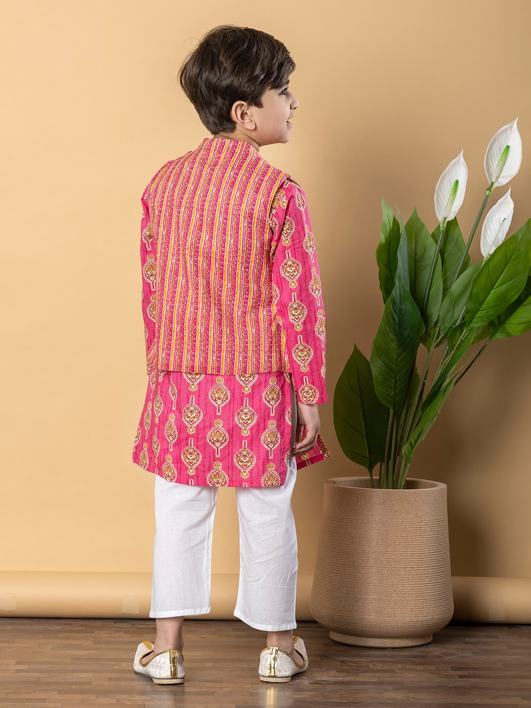 Gulabi Boys’ Jacket Set