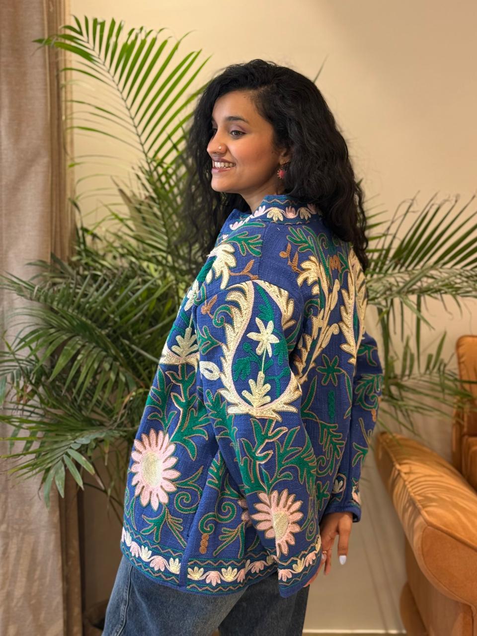 Sujani TNT Jacket- Blue Jaal