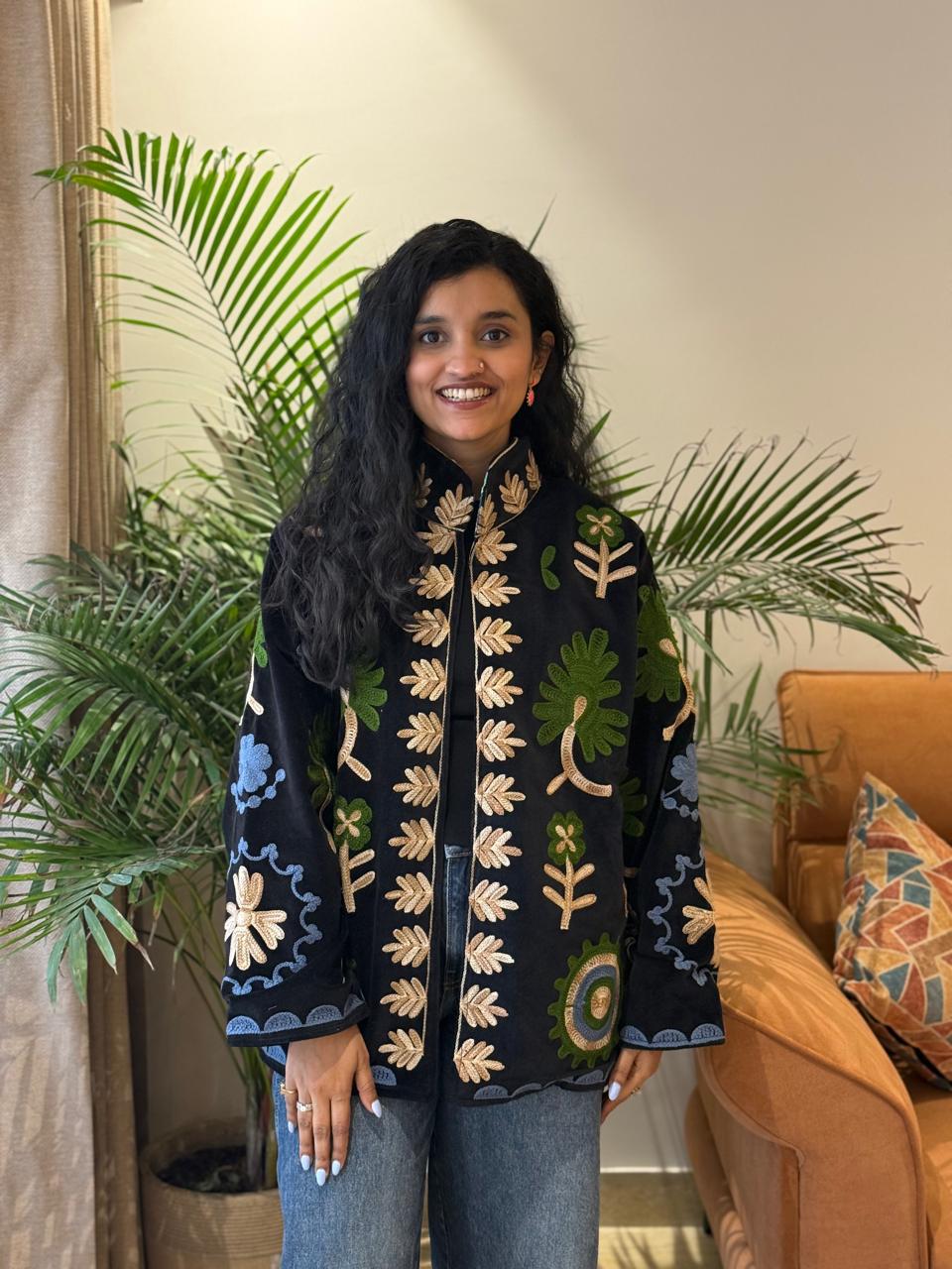 Sujani Velvet Jacket- Night