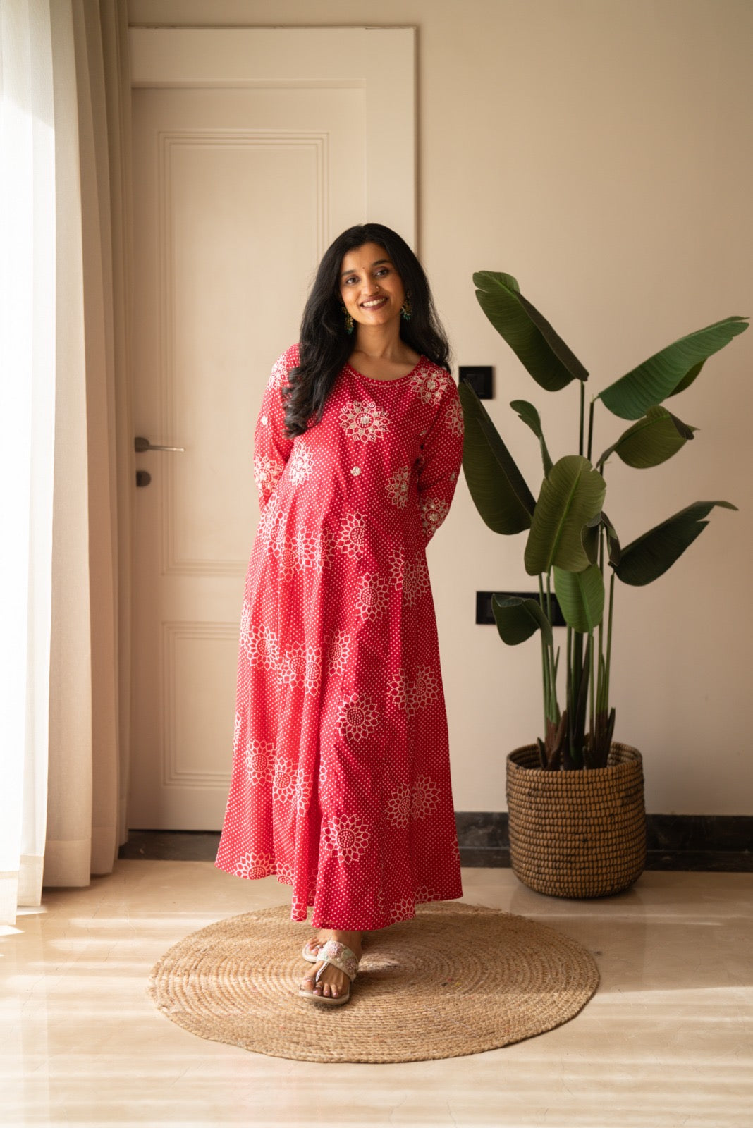Gaurisha Bandhej Anarkali Suit