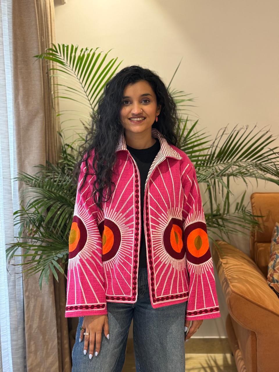 Sujani TNT Jacket- Pink Eye