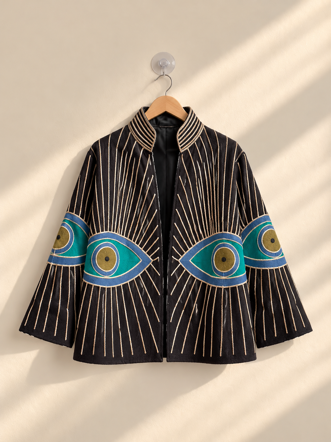 Suzani TNT Jacket- Black Evil Eye