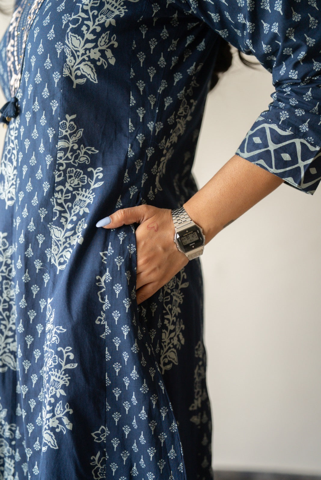 Nimya Indigo Anarkali Suit