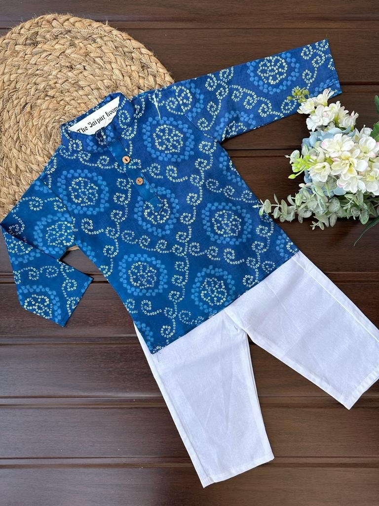 Bandej Kurta Set - Blue