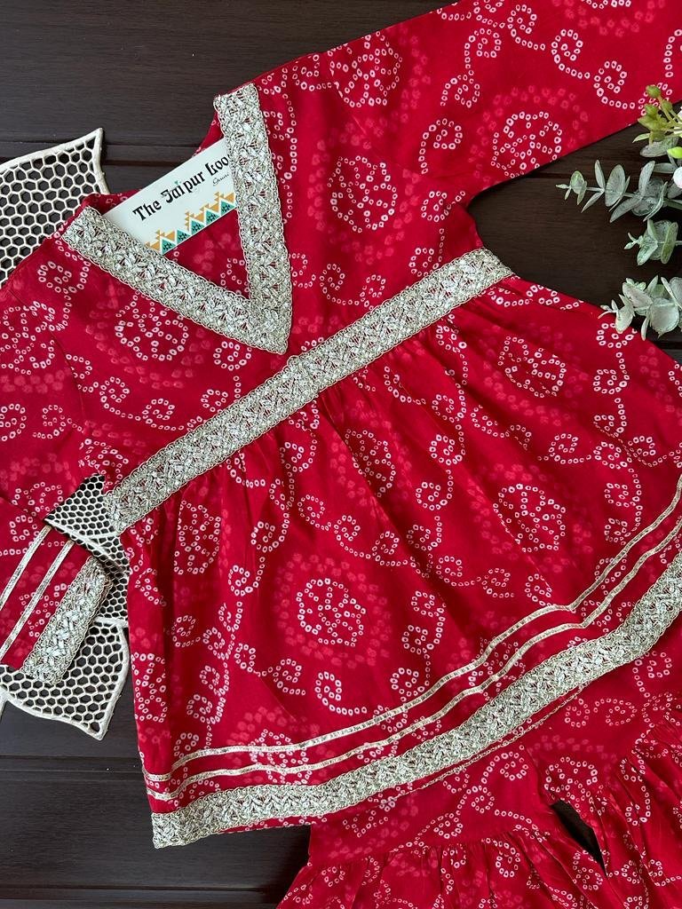 Laal Bandhej Fuljhadi Set