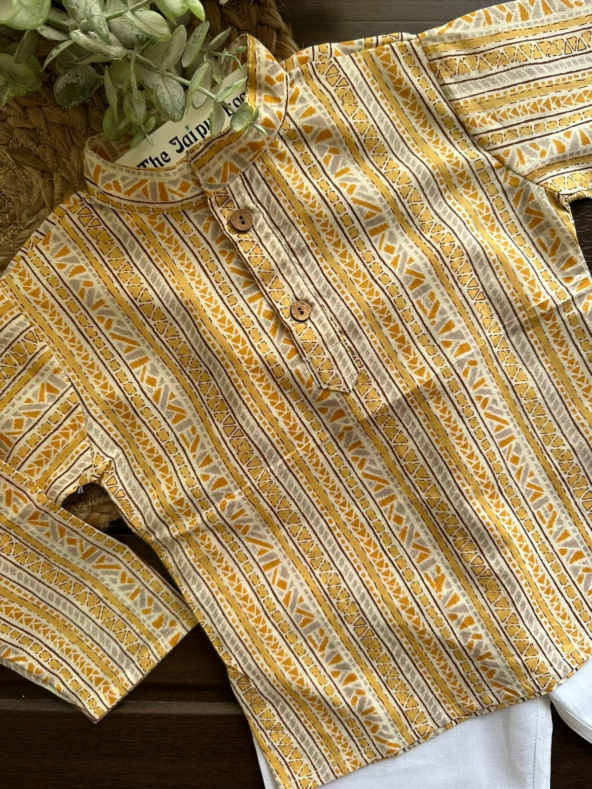 Chakri Jacket Set - Yellow