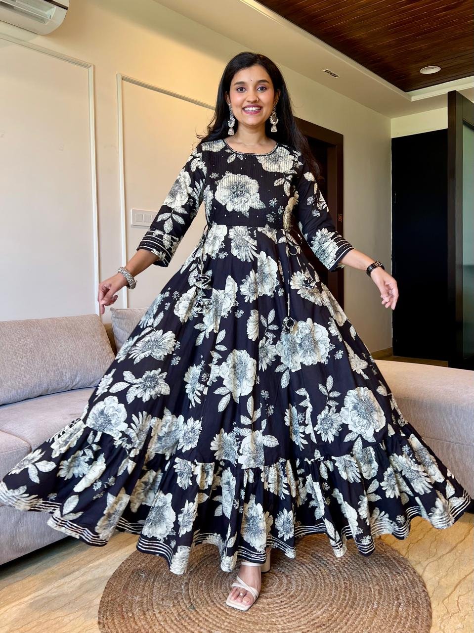 Kaynaat Long Tier Dress