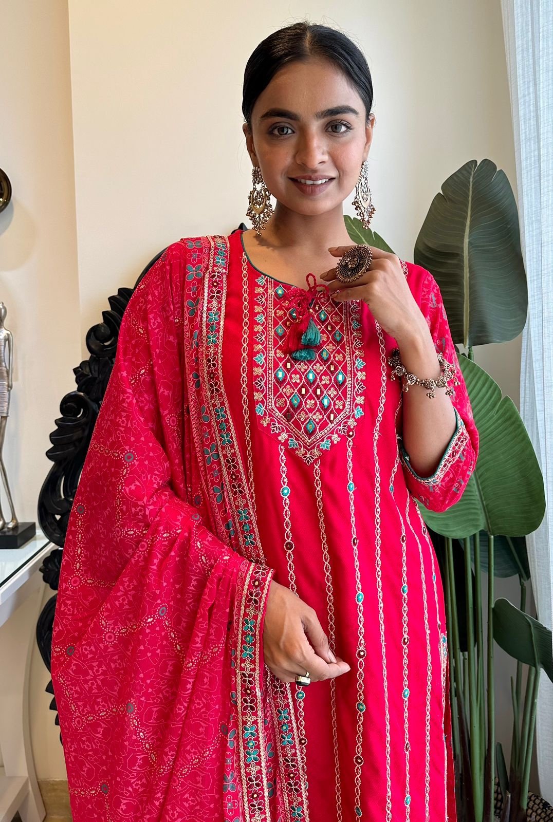 Magenta Mesmerising Gharara Set