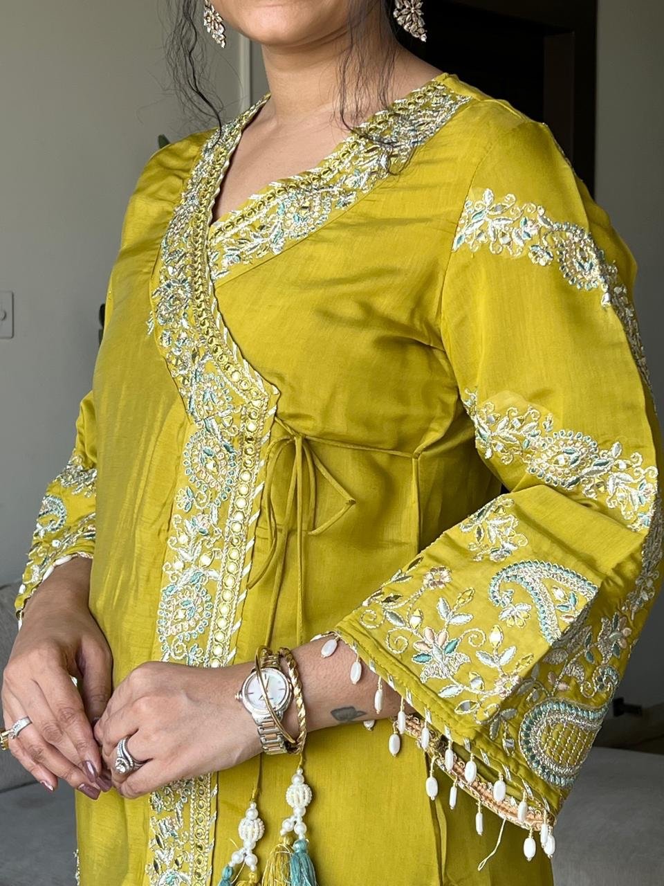 Zariya Mul Chanderi Embellished Set