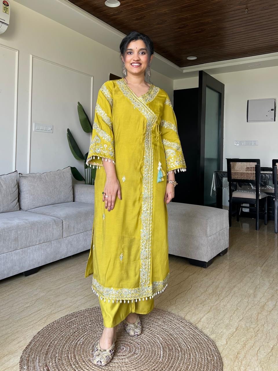 Zariya Mul Chanderi Embellished Set