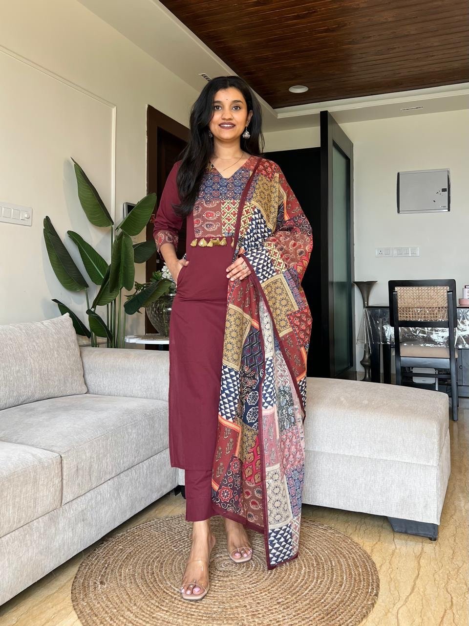Sayra Patchwork Cotton Set
