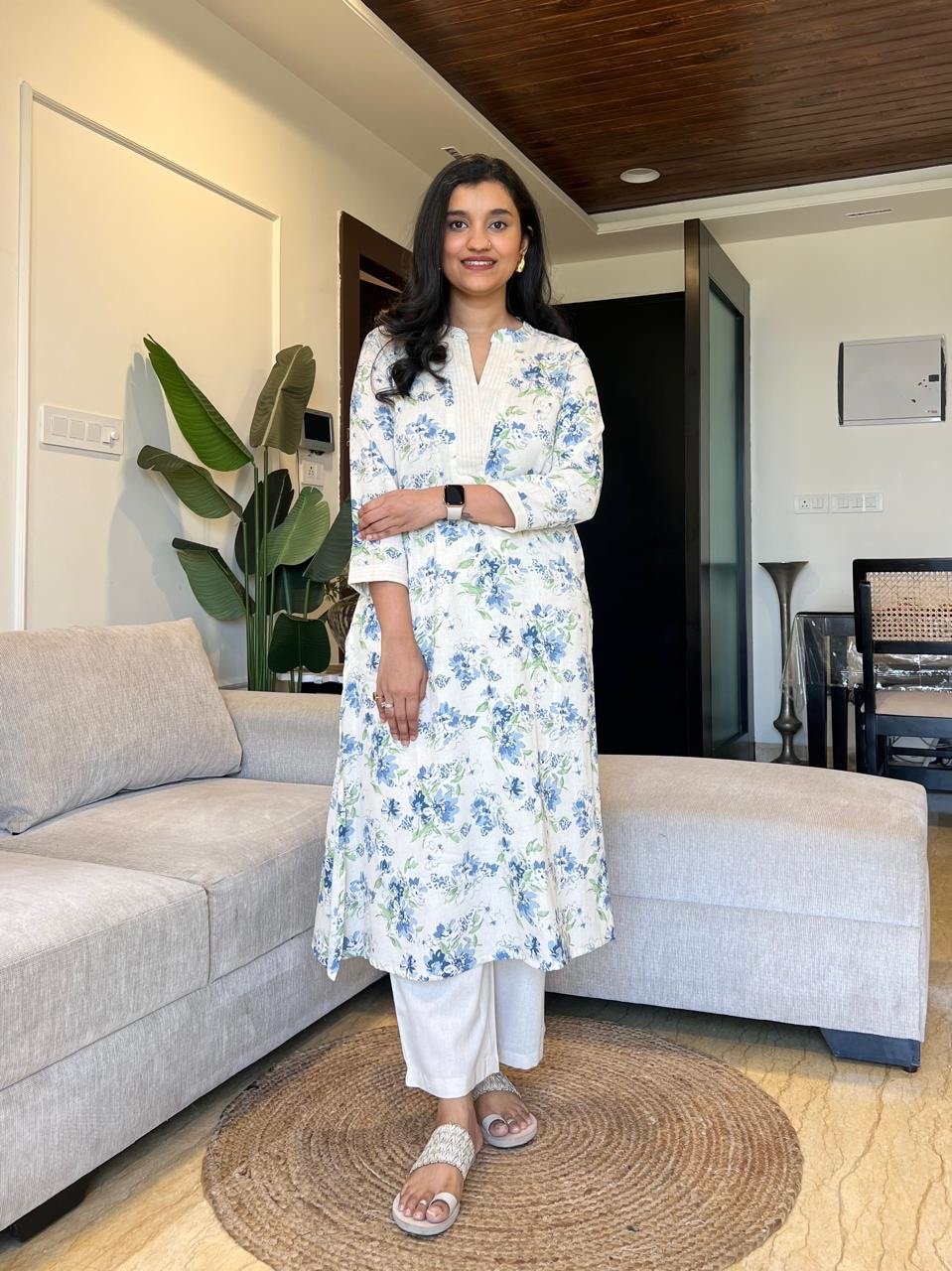 Liza Refreshing Floral Pant Set