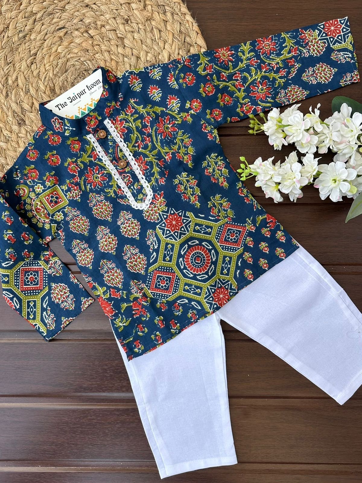 Multi Blue Kurta Set