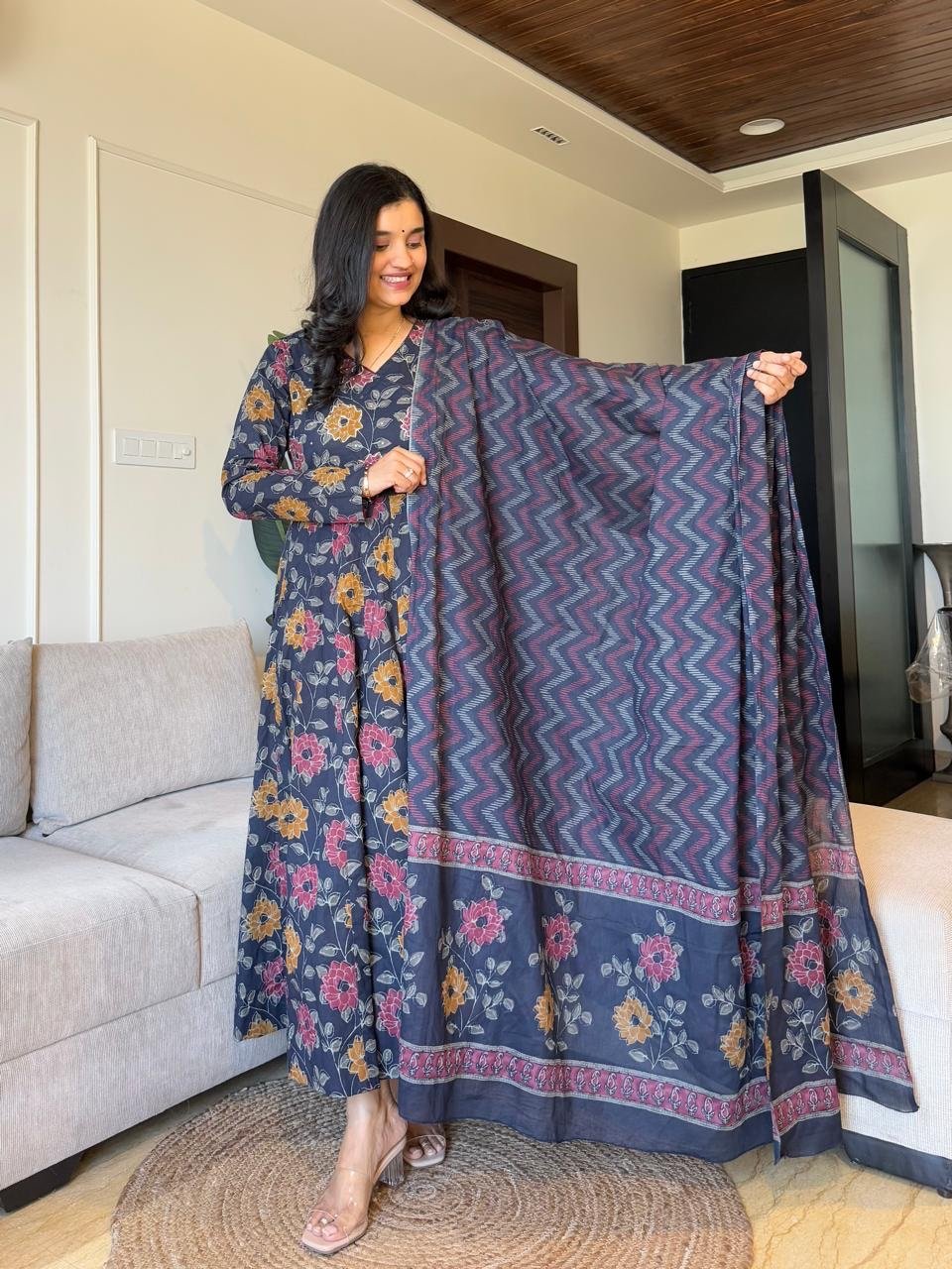 Shaya Floral Anarkali Set