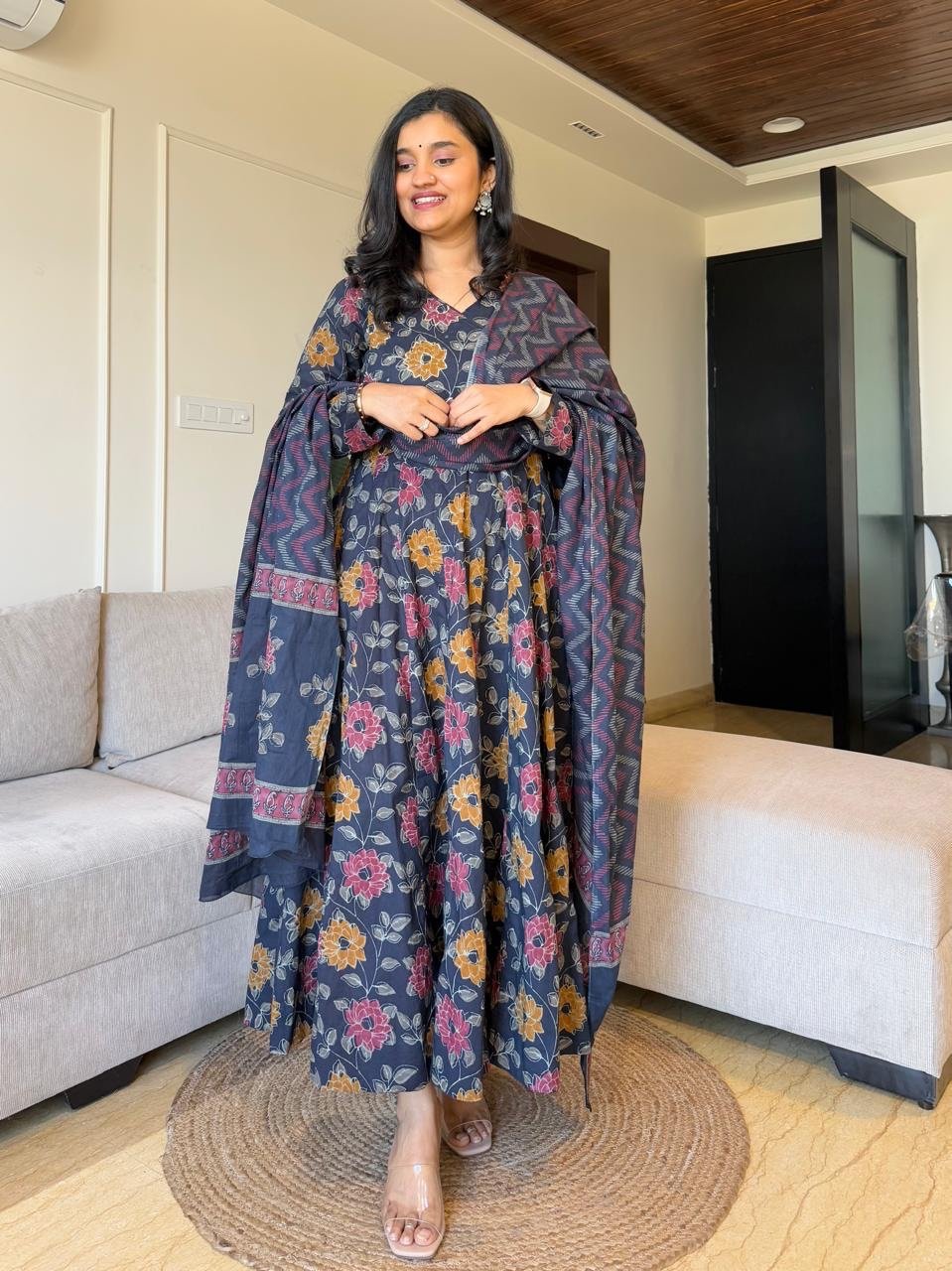 Shaya Floral Anarkali Set