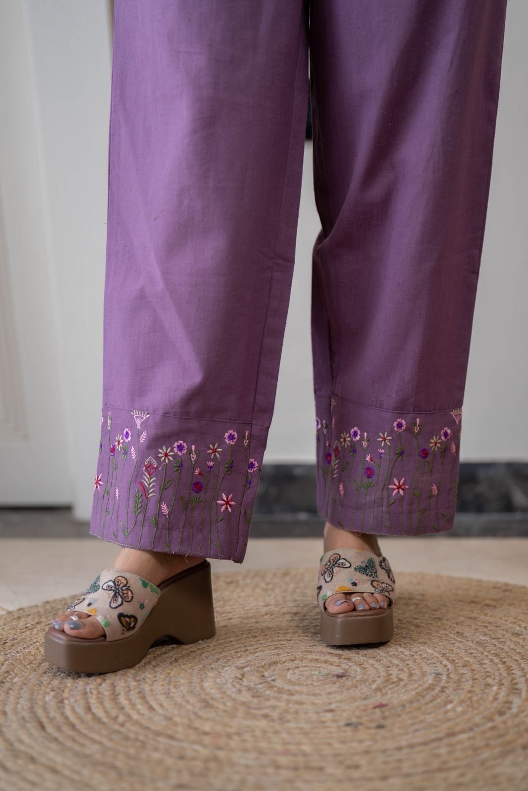 Tanya Farshi Coord Set- Purple