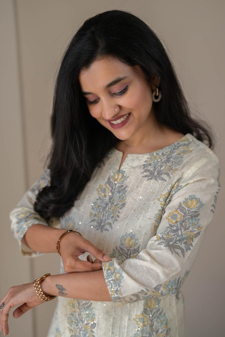 Jyotsna Kota Doria Dupatta Set