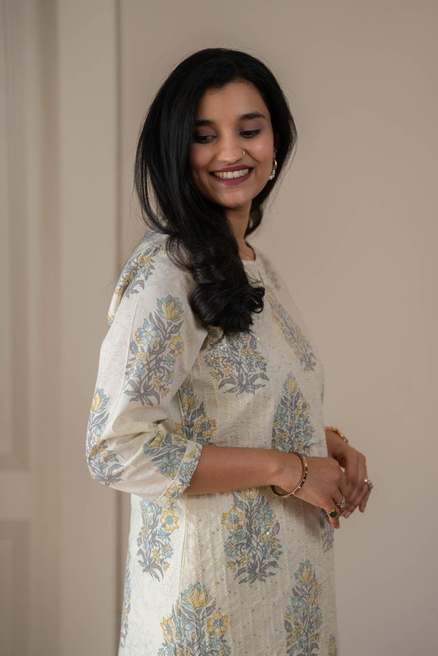 Jyotsna Kota Doria Dupatta Set