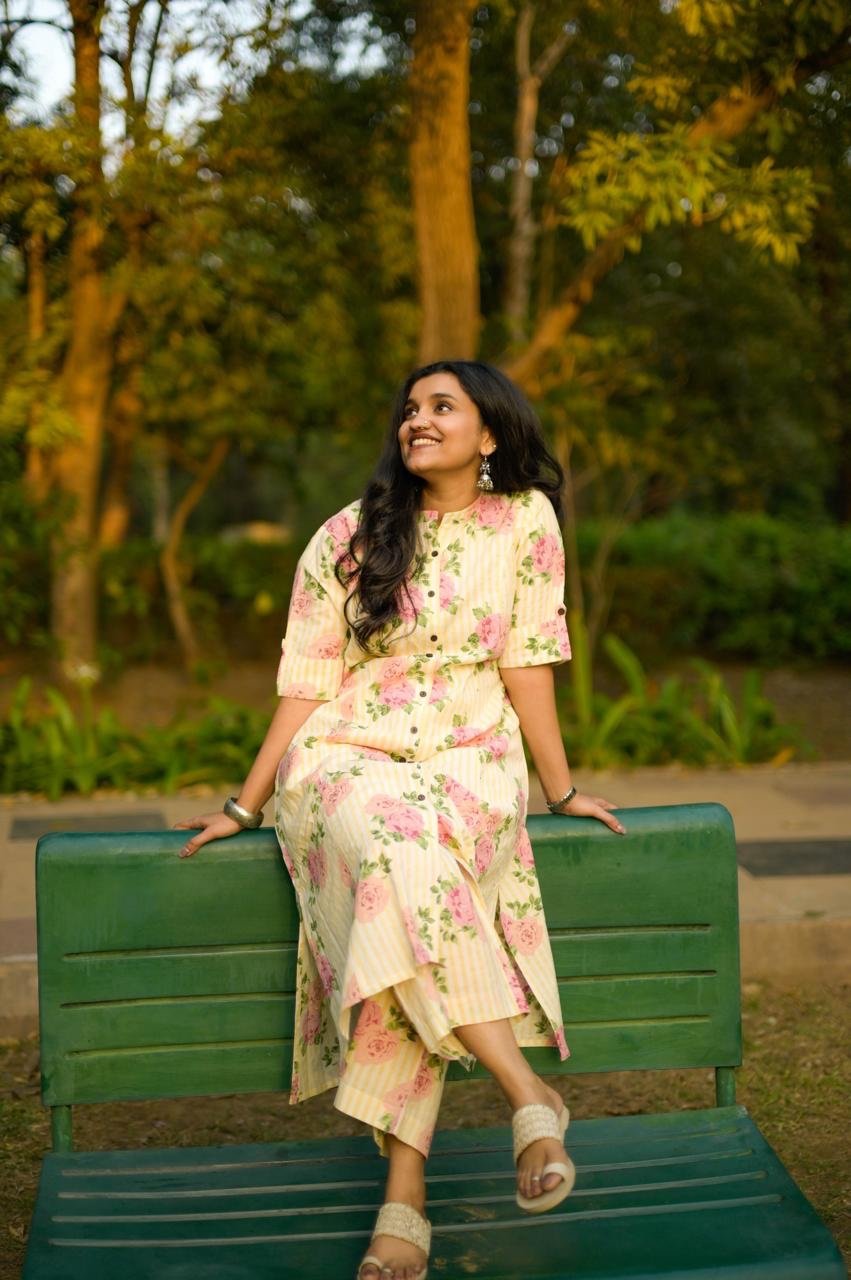Gulab Premium Printed Pant Set