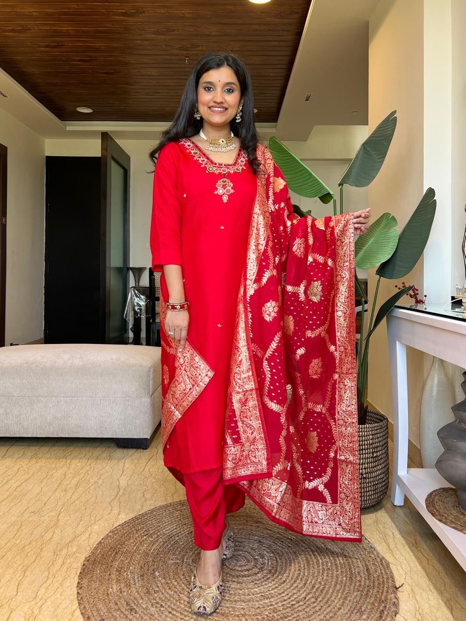 Leela Chanderi Silk Set