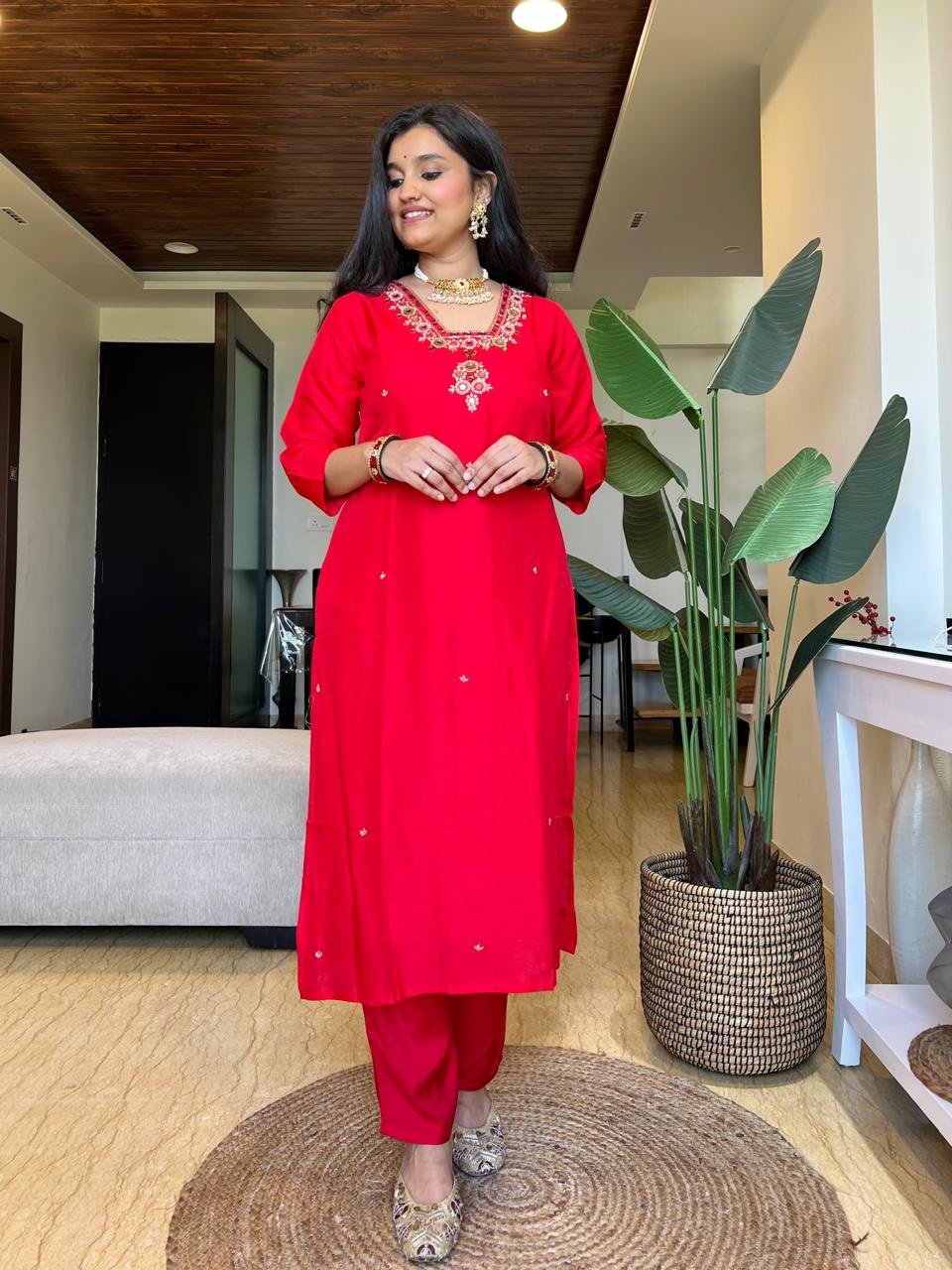 Leela Chanderi Silk Set