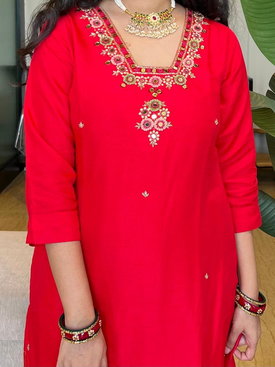 Leela Chanderi Silk Set