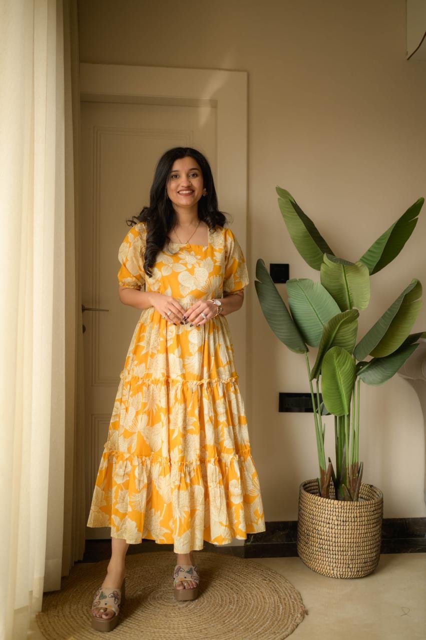 Tanvi Tiered Maxi Dress- Sunny Florals