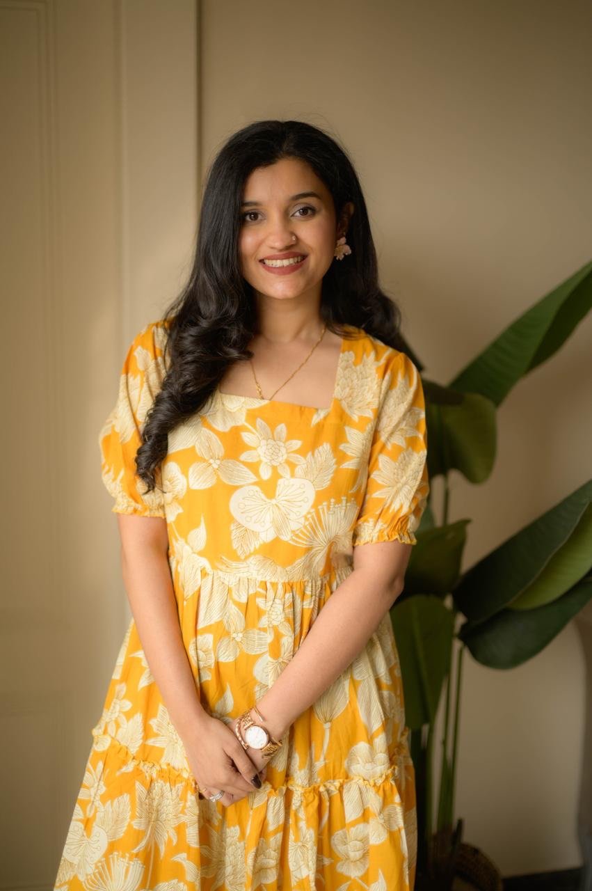 Tanvi Tiered Maxi Dress- Sunny Florals