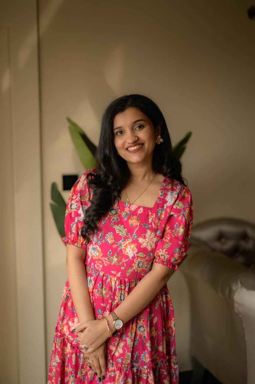 Tanvi Tiered Maxi Dress- Pink Floral Blast
