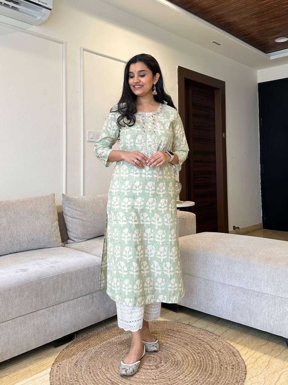Shikha Muslin Silk Kurta
