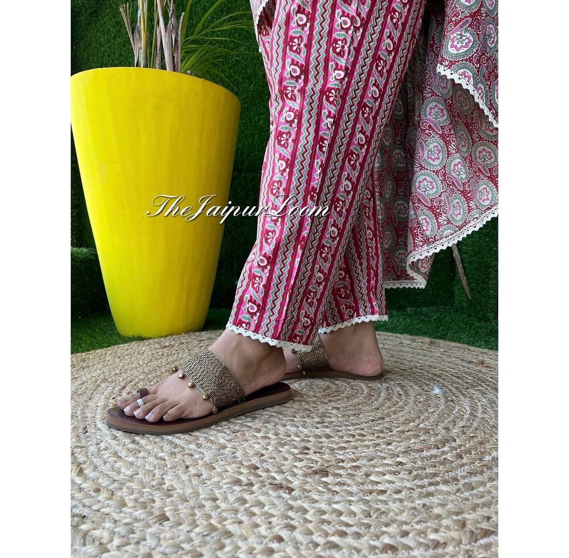 Subtle Maroon Anarkali Suit