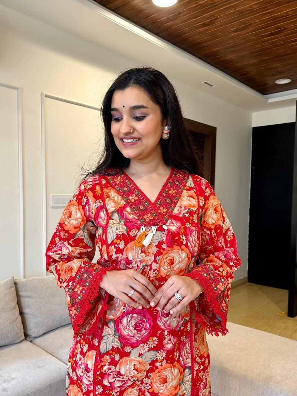 Heera Floral Pakistani Suit