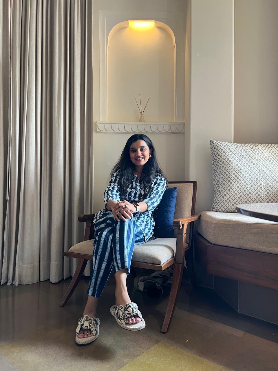 Cotton Lounge Set- Indigo Boota