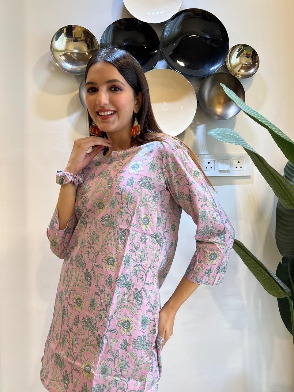 Cotton Lounge Set- Lilac Florals