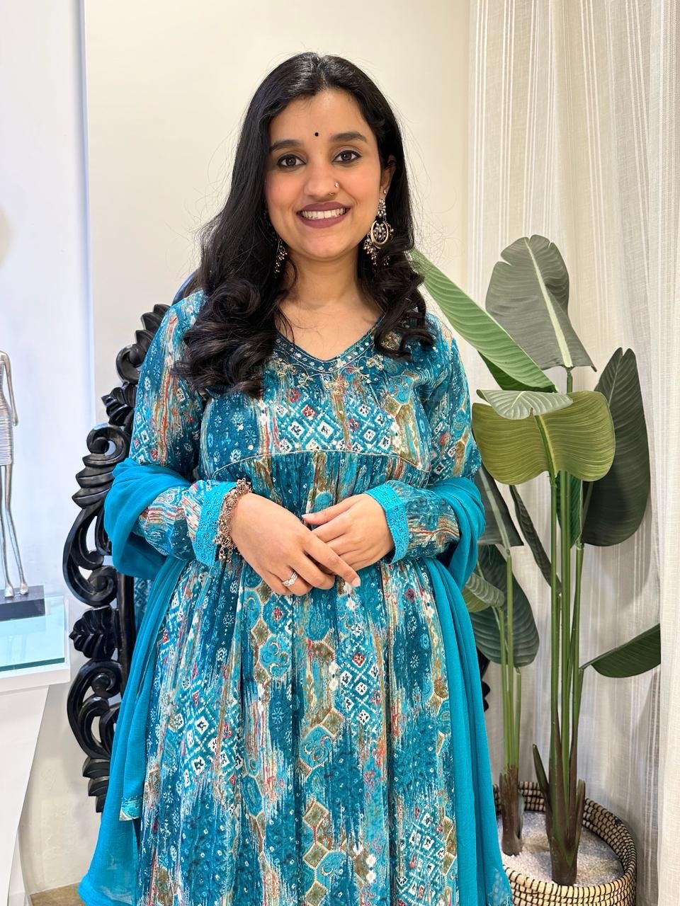 Turquoise Chinnon Alia Set